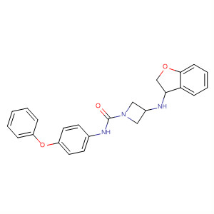 1-Azetidinecarboxamide,3-[(2,3-dihydro-3-benzofuranyl)amino]-N-(4-phenoxyphenyl)-