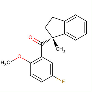 Methanone,[(1R)-2,3-dihydro-1-methyl-1H-inden-1-yl](5-fluoro-2-methoxyphenyl)-