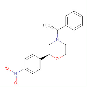 Morpholine, 2-(4-nitrophenyl)-4-[(1R)-1-phenylethyl]-, (2S)-