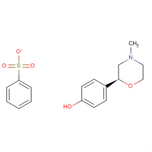 Phenol, 4-[(2S)-4-methyl-2-morpholinyl]-, 1-benzenesulfonate
