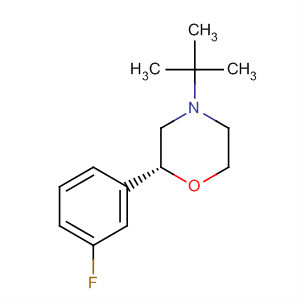 Morpholine, 4-(1,1-dimethylethyl)-2-(3-fluorophenyl)-, (2R)-