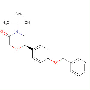 3-Morpholinone, 4-(1,1-dimethylethyl)-6-[4-(phenylmethoxy)phenyl]-,(6R)-