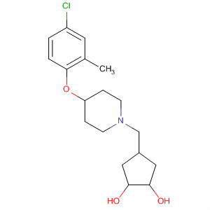 1,2-Cyclopentanediol,4-[[4-(4-chloro-2-methylphenoxy)-1-piperidinyl]methyl]-