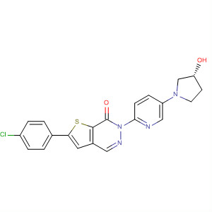 Thieno[2,3-d]pyridazin-7(6H)-one,2-(4-chlorophenyl)-6-[5-[(3R)-3-hydroxy-1-pyrrolidinyl]-2-pyridinyl]-