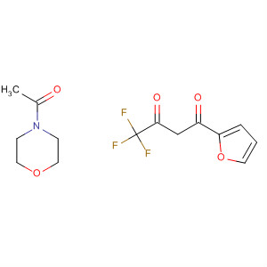 1,3-Butanedione, 4,4,4-trifluoro-1-(2-furanyl)-, compd. with1-(4-morpholinyl)ethanone (1:1)