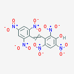 2,4,6-trinitro-3-[2-(2,4,6-trinitrophenyl)ethenyl]phenol