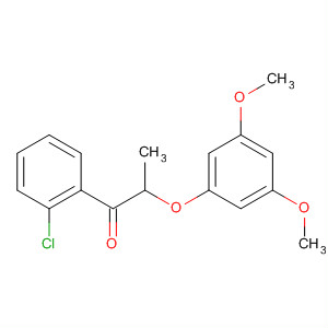 1-Propanone, 1-(2-chlorophenyl)-2-(3,5-dimethoxyphenoxy)-