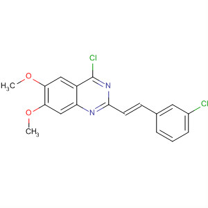 Quinazoline, 4-chloro-2-[(1E)-2-(3-chlorophenyl)ethenyl]-6,7-dimethoxy-