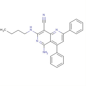 1,6-Naphthyridine-8-carbonitrile, 5-amino-7-(butylamino)-2,4-diphenyl-