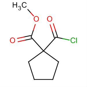 Cyclopentanecarboxylic acid, 1-(chlorocarbonyl)-, methyl ester