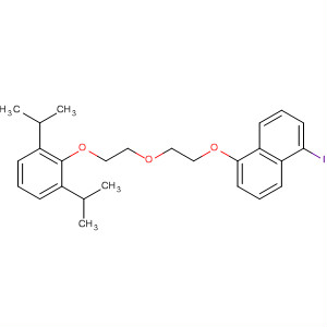 Naphthalene,1-[2-[2-[2,6-bis(1-methylethyl)phenoxy]ethoxy]ethoxy]-5-iodo-