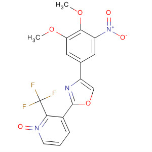 Pyridine,3-[4-(3,4-dimethoxy-5-nitrophenyl)-2-oxazolyl]-2-(trifluoromethyl)-,1-oxide