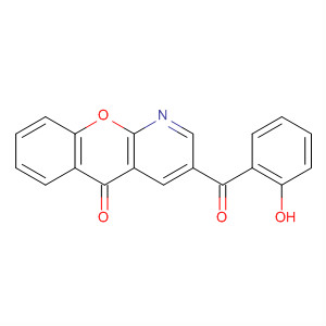 5H-[1]Benzopyrano[2,3-b]pyridin-5-one, 3-(2-hydroxybenzoyl)-