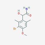 Benzeneacetamide,  3-bromo--alpha--hydroxy-4-methoxy-2,6-dimethyl-