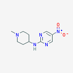 N-(1-methyl-4-piperidinyl)-5-nitro-2-Pyrimidinamine