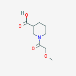 1-(2-methoxyacetyl)piperidine-3-carboxylic acid