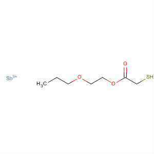 Acetic acid, mercapto-, 2-propoxyethyl ester, antimony(3+) salt