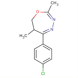 1,3,4-Oxadiazepine, 5-(4-chlorophenyl)-6,7-dihydro-2,6-dimethyl-