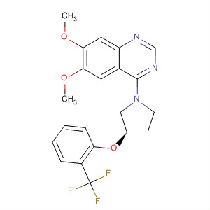 Quinazoline,6,7-dimethoxy-4-[(3R)-3-[2-(trifluoromethyl)phenoxy]-1-pyrrolidinyl]-