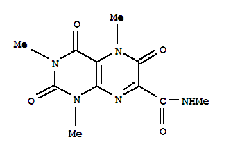 7-Pteridinecarboxamide, 1,2,3,4,5,6-hexahydro-N,1,3,5-tetramethyl-2,4,6-trioxo-