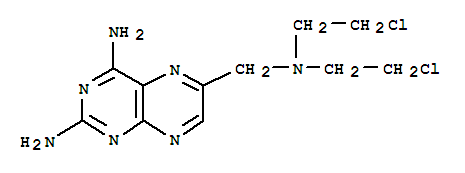 2,4-diamino-6-(bis-2-chloroethyl)aminomethylpteridine