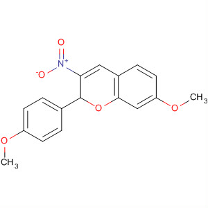 2H-1-Benzopyran, 7-methoxy-2-(4-methoxyphenyl)-3-nitro-