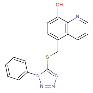 8-Quinolinol, 5-[[(1-phenyl-1H-tetrazol-5-yl)thio]methyl]-