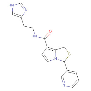 1H,3H-Pyrrolo[1,2-c]thiazole-7-carboxamide,N-[2-(1H-imidazol-4-yl)ethyl]-3-(3-pyridinyl)-