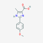2-(4-METHOXYPHENYL)-5-METHYL-3H-IMIDAZOLE-4-CARBOXYLIC ACID