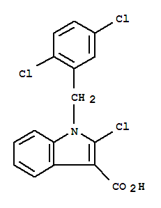 2-chloro-1-(2,5-dichlorobenzyl)-1H-indole-3-carboxylic acid
