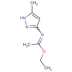 Ethanimidic acid, N-(5-methyl-1H-pyrazol-3-yl)-, ethyl ester
