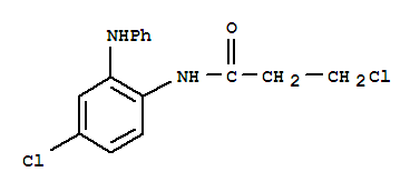 3-chloro-N-[4-chloro-2-(anilino)phenyl]propionamide