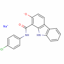 sodium N-(4-chlorophenyl)-2-hydroxy-9H-carbazole-1-carboxamidate