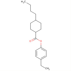 Cyclohexanecarboxylic acid, 4-butyl-, 4-ethylphenyl ester, trans-