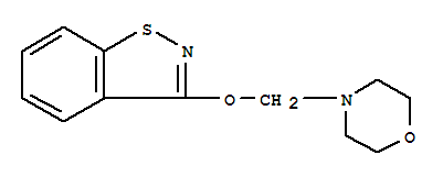 3-(4-morpholinylmethoxy)-1,2-benzisothiazole