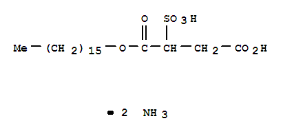 diammonium 1-hexadecyl 2-sulphonatosuccinate