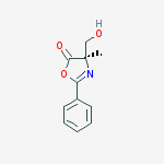 5(4H)-Oxazolone,  4-(hydroxymethyl)-4-methyl-2-phenyl-,  (4R)-