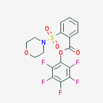 Pentafluorophenyl 2-(morpholin-4-ylsulphonyl)benzoate