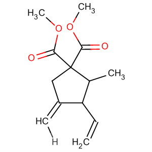 1,1-Cyclopentanedicarboxylic acid, 3-ethenyl-2-methyl-4-methylene-,dimethyl ester, cis-
