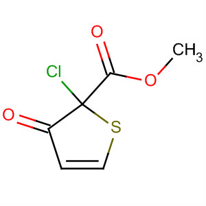 2-Thiophenecarboxylic acid, 2-chloro-2,3-dihydro-3-oxo-, methyl ester