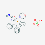 (2-METHYLAMINO-5-MORPHOLIN-4-YL-OXAZOL-4-YL)TRIPHENYLPHOSPHONIUM PERCHLORATE