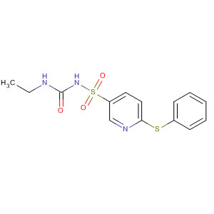 3-Pyridinesulfonamide, N-[(ethylamino)carbonyl]-6-(phenylthio)-