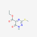 ETHYL 6-HYDROXY-3-(METHYLTHIO)-1,2,4-TRIAZINE-5-CARBOXYLATE