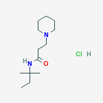 1-PIPERIDINEPROPIONAMIDE,N-TERT-PENTYL- HCL