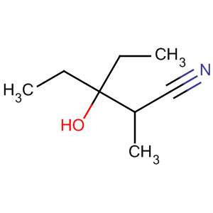Pentanenitrile, 3-ethyl-3-hydroxy-2-methyl-