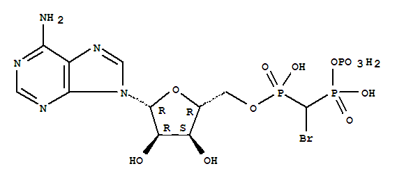 5-adenylyl (alpha,beta-bromomethylene)diphosphonate