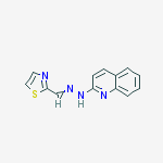 2-Thiazolecarbaldehyde (quinolin-2-yl)hydrazone