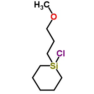 silacyclohexane, 1-chloro-1-(3-methoxypropyl)-