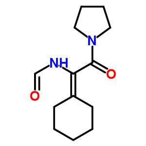 N-[1-cyclohexylidene-2-oxo-2-(pyrrolidin-1-yl)ethyl]formamide