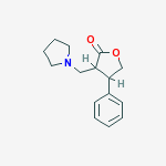 4-phenyl-3-(pyrrolidin-1-ylmethyl)dihydrofuran-2(3H)-one